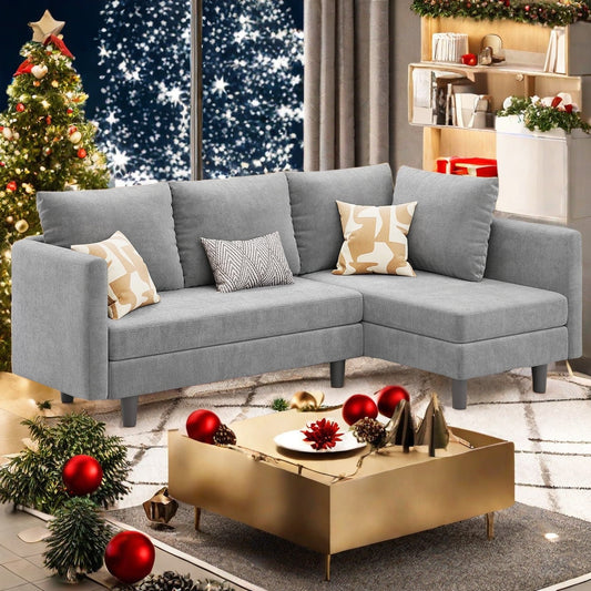 L Shape Sectional Sofa Bed for Small Sapces